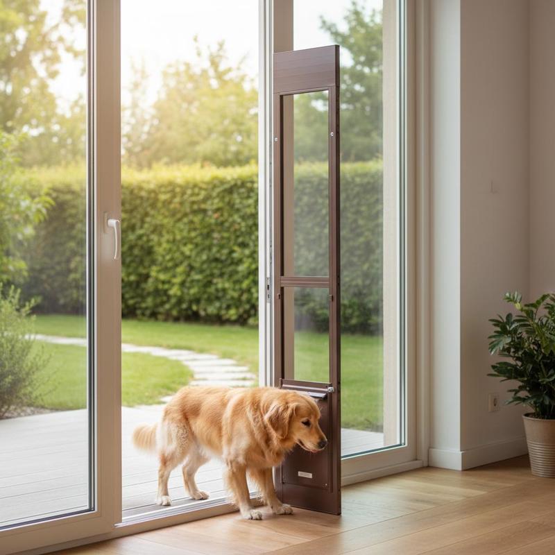 Dog Door for Sliding Glass Doo - Glass Door Hinge บทวิจารณ์และราคา