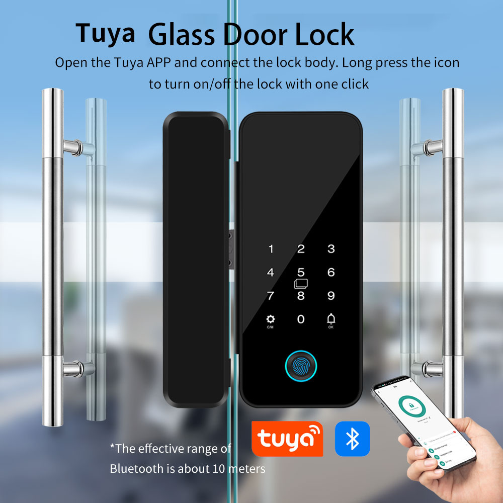 B16 Tuya APP Bluetooth Glass D - Glass Door Hinge บทวิจารณ์และราคา