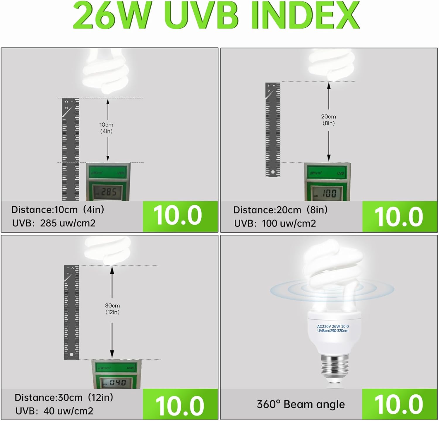 UVB 5.0 10.0 Reptile Heating L - Calcium Powder Reptile บทวิจารณ์และราคา