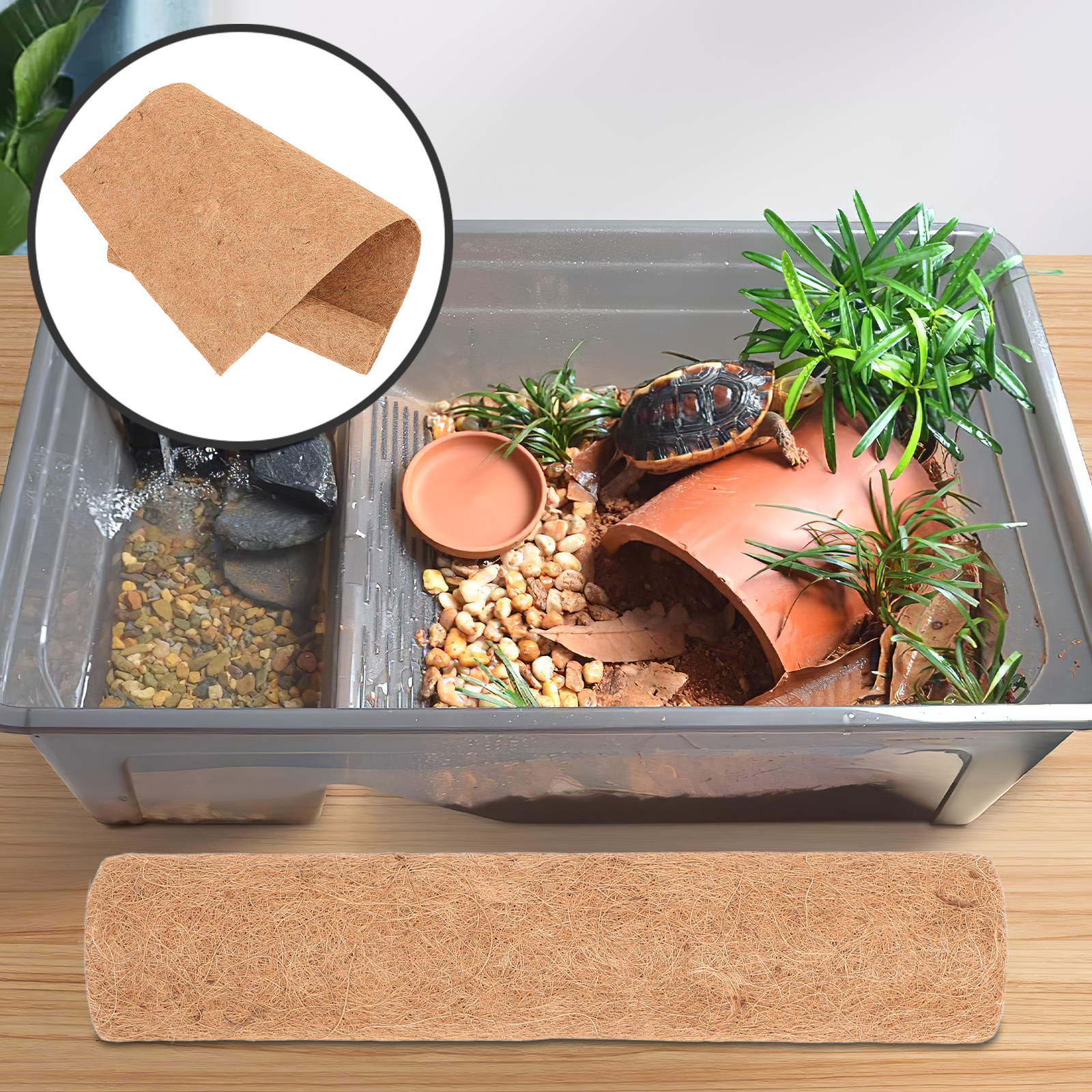 Coconut Fiber Mat 0 5x2m Repti - Substrate Coconut Fiber บทวิจารณ์และราคา