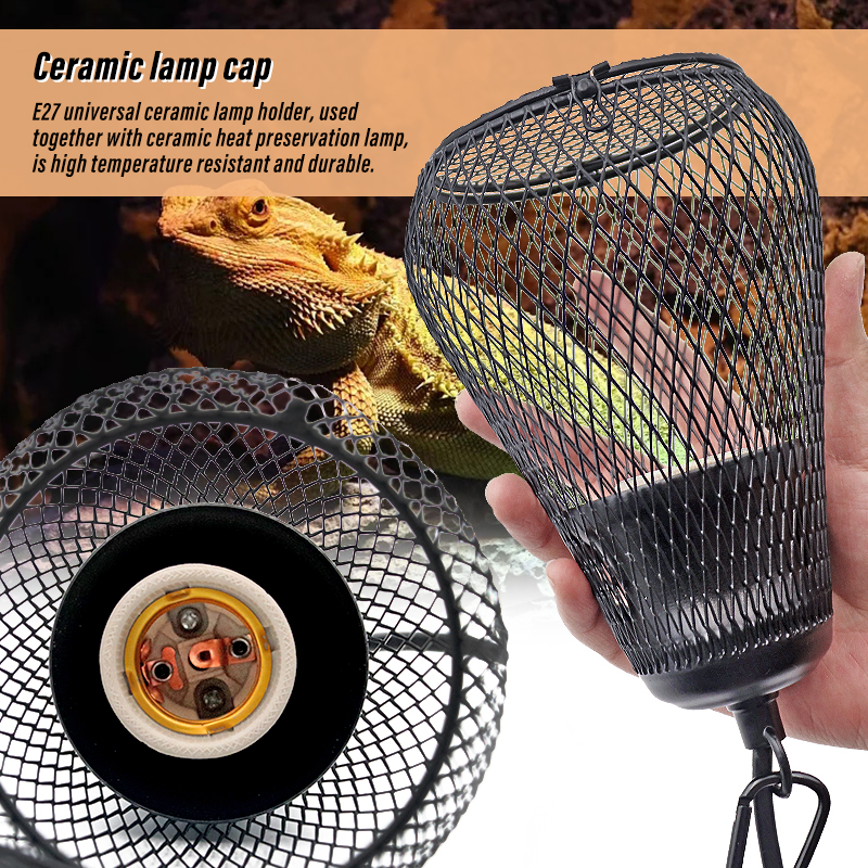 Pet Reptile Heat Lamp Shade In - Ceramic Heat Emitter บทวิจารณ์และราคา