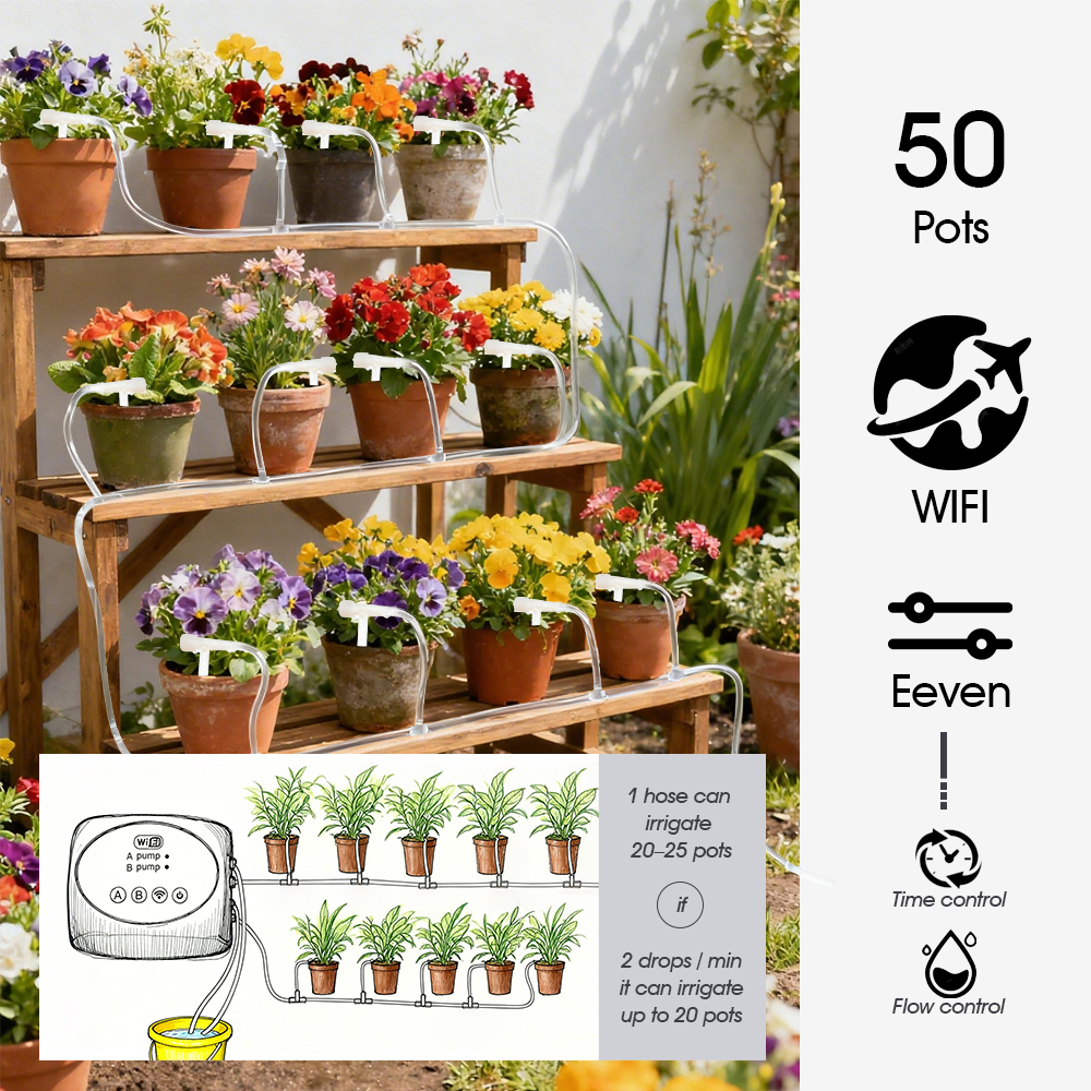 Garden Smart Dual Outlets Pump - Timer Dual Outlet บทวิจารณ์และราคา