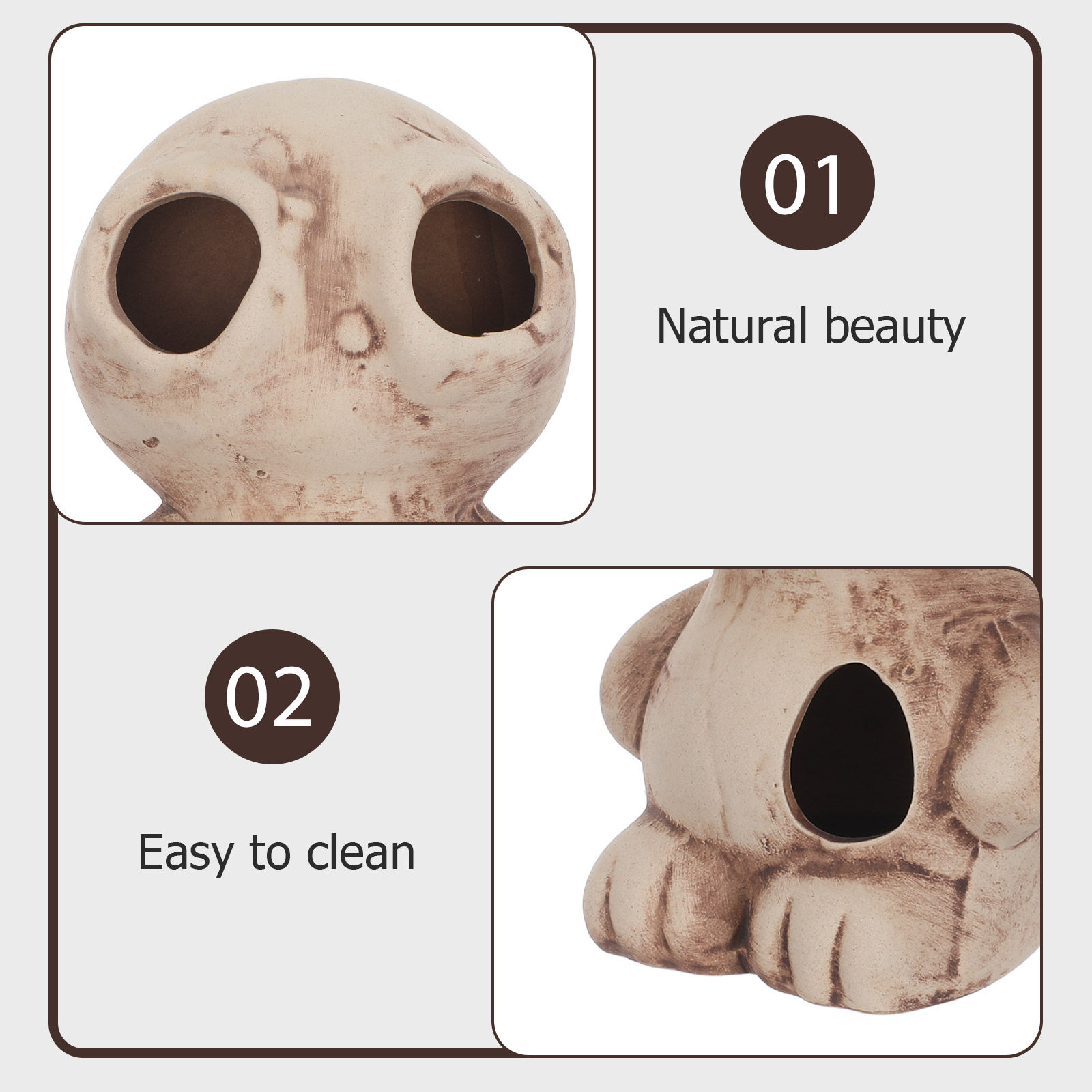 Aquarium Shrimp Shelter House  - Hide Cave Ceramic บทวิจารณ์และราคา