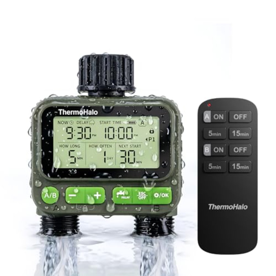 Smart Sprinkler Timer for Lawn - Timer Dual Outlet บทวิจารณ์และราคา