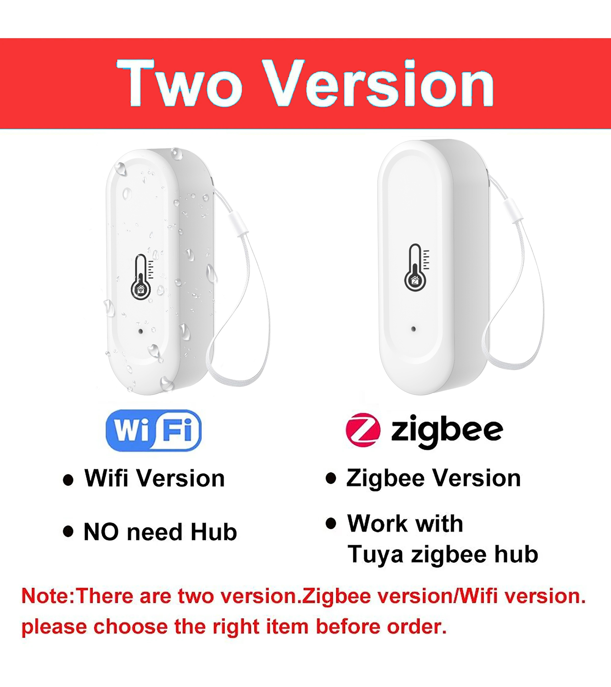 IP65 Zigbee or WiFi Temperatur - Digital Hygrometer Probe บทวิจารณ์และราคา