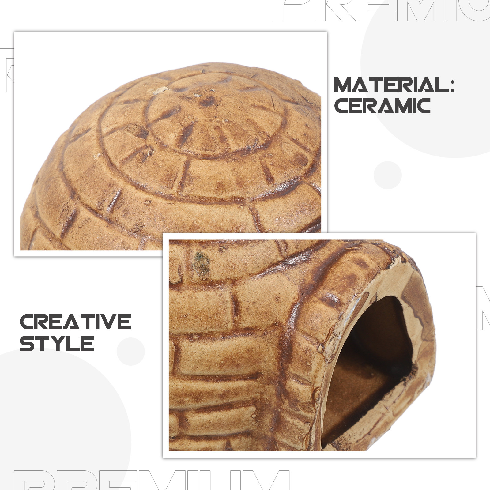 Pleco Caves Aquarium Fish Tank - Hide Cave Ceramic บทวิจารณ์และราคา
