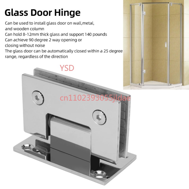 Frameless Glass Door Hinge 90  - Glass Door Hinge บทวิจารณ์และราคา