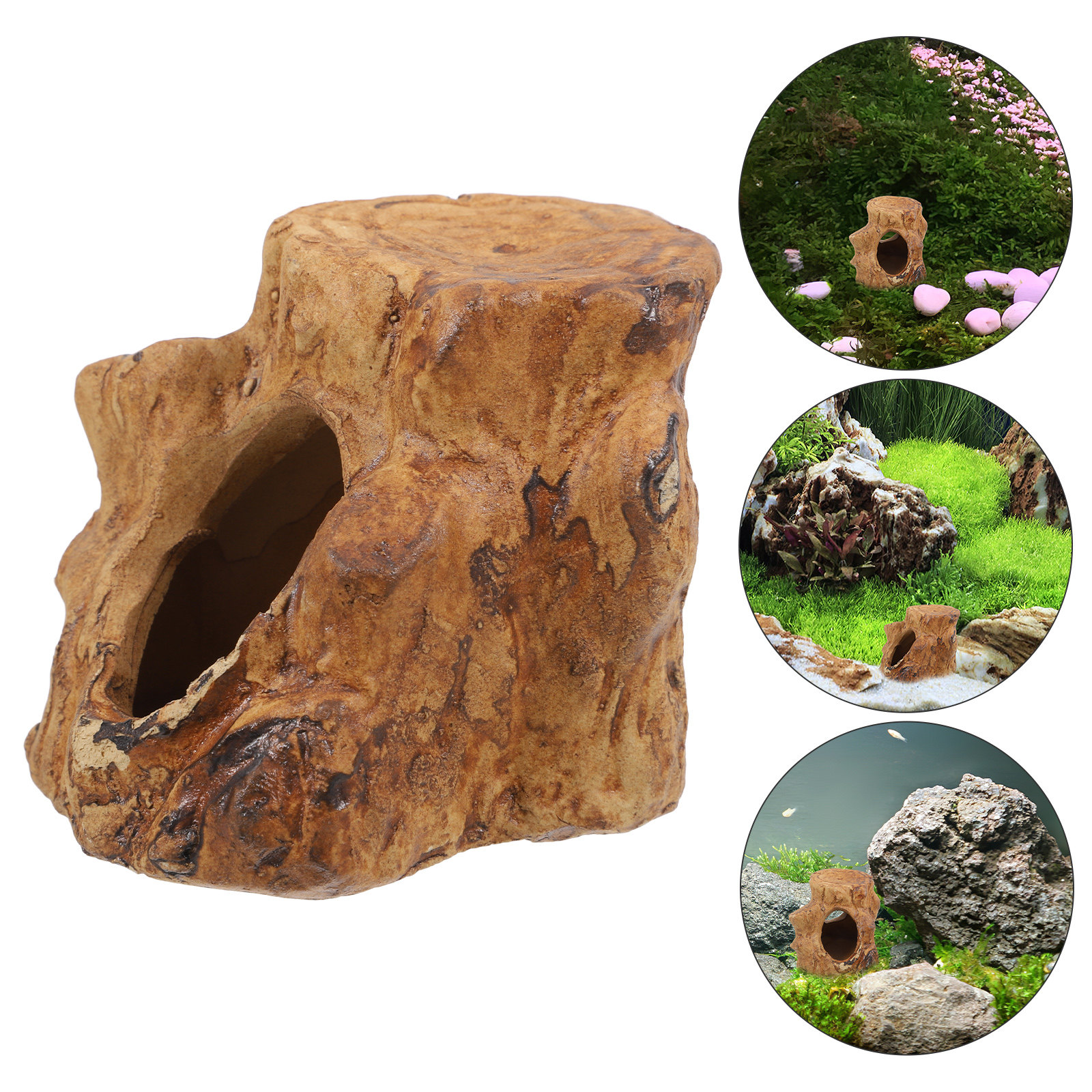 Pleco Caves Fish Tank Decorati - Hide Cave Ceramic บทวิจารณ์และราคา