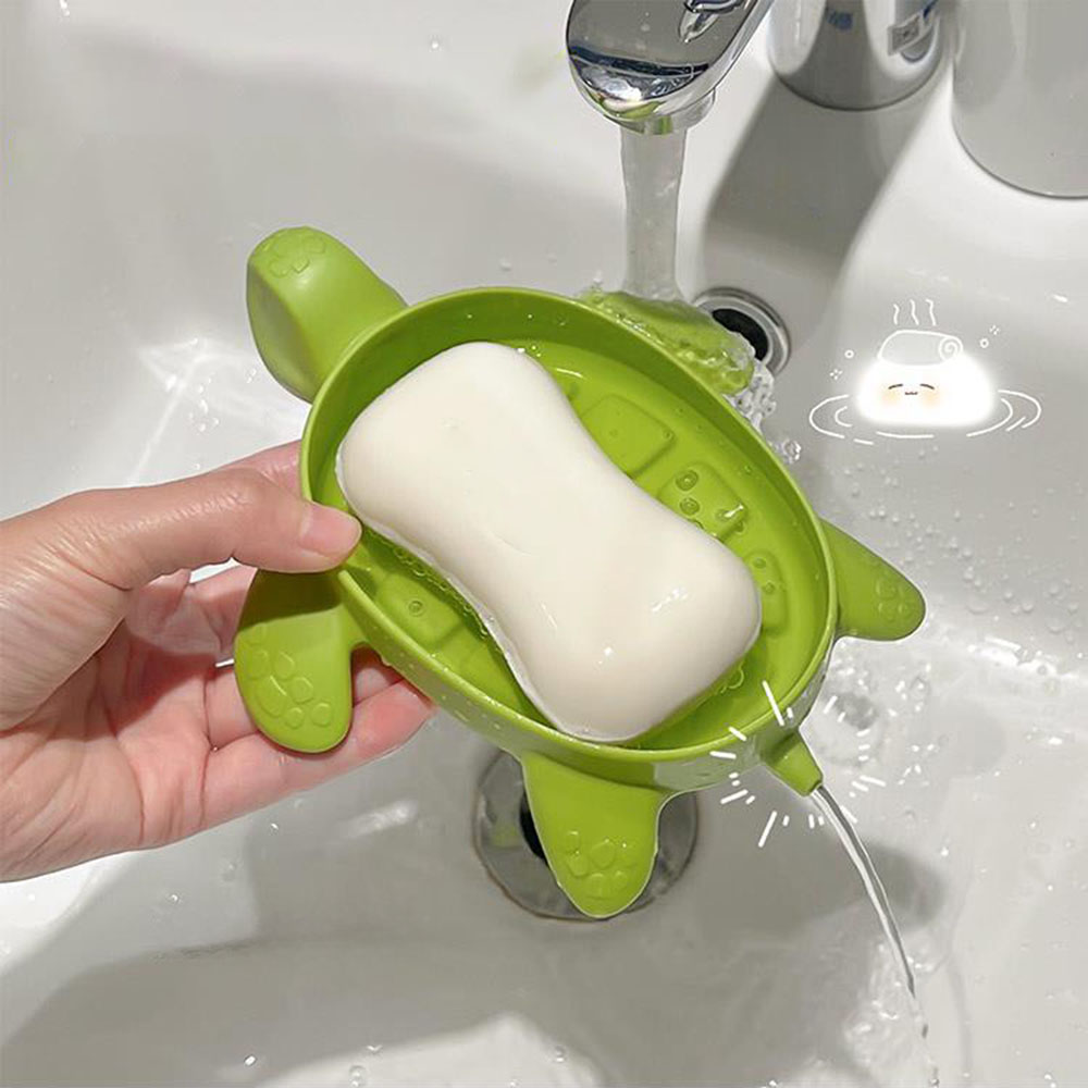 Turtle Drain Soap Box  Cartoon - Water Dish Reptile บทวิจารณ์และราคา