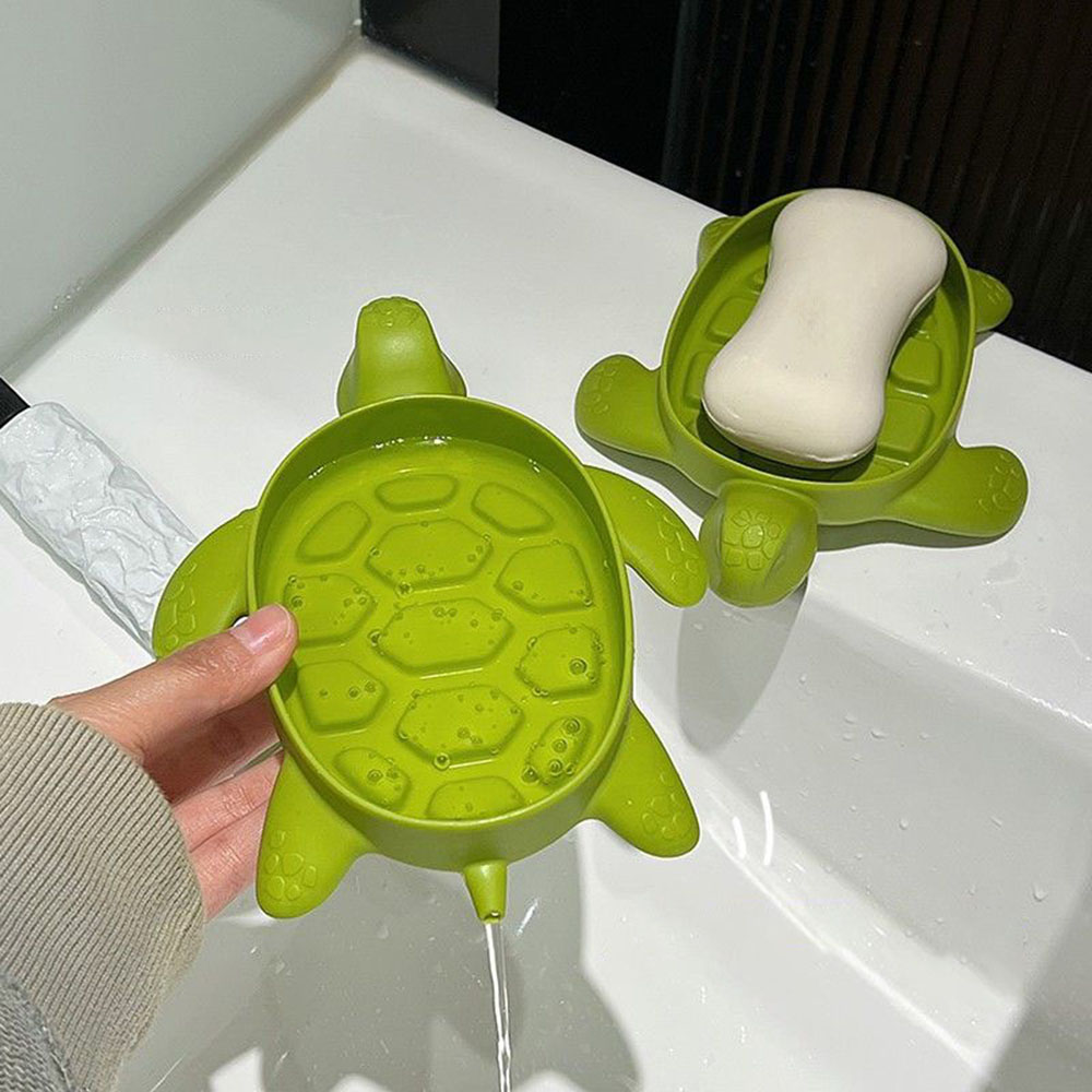 Turtle Drain Soap Box  Cartoon - Water Dish Reptile บทวิจารณ์และราคา