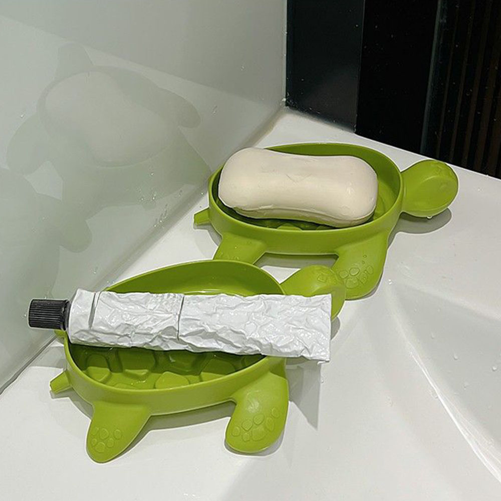 Turtle Drain Soap Box  Cartoon - Water Dish Reptile บทวิจารณ์และราคา