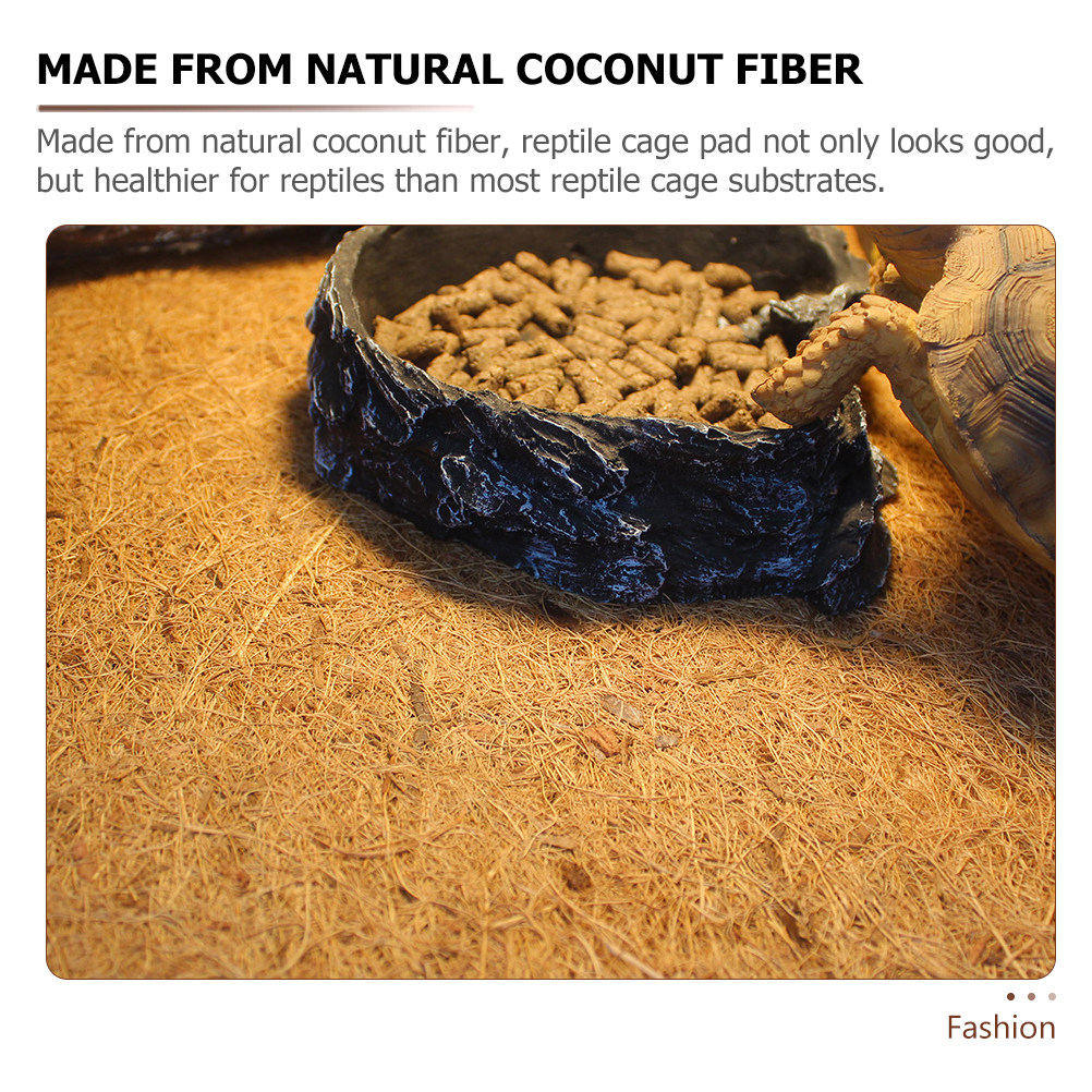 Reptile Carpet Natural Coconut - Substrate Coconut Fiber บทวิจารณ์และราคา
