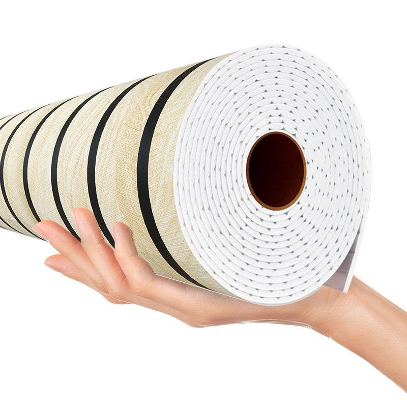 Self Adhesive Wood Grain Wall  - Pvc Panel Background บทวิจารณ์และราคา
