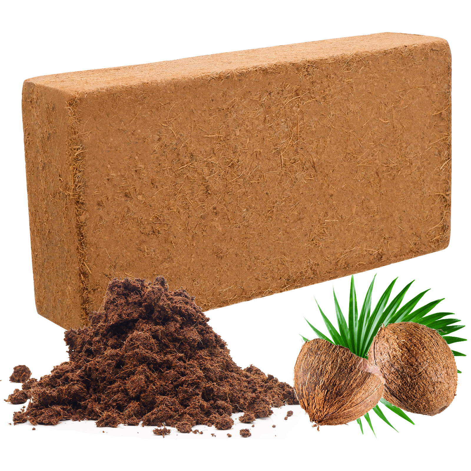 1 Pack Premium Coco Coir Brick - Substrate Coconut Fiber บทวิจารณ์และราคา