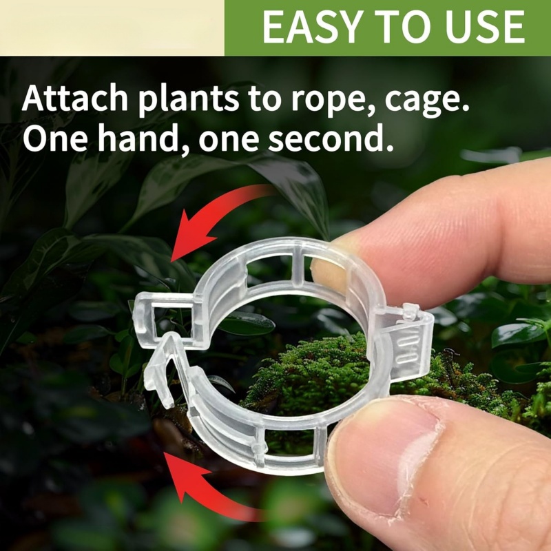 500Pcs Plastic Plant Support C - Vine Climbing Plastic บทวิจารณ์และราคา