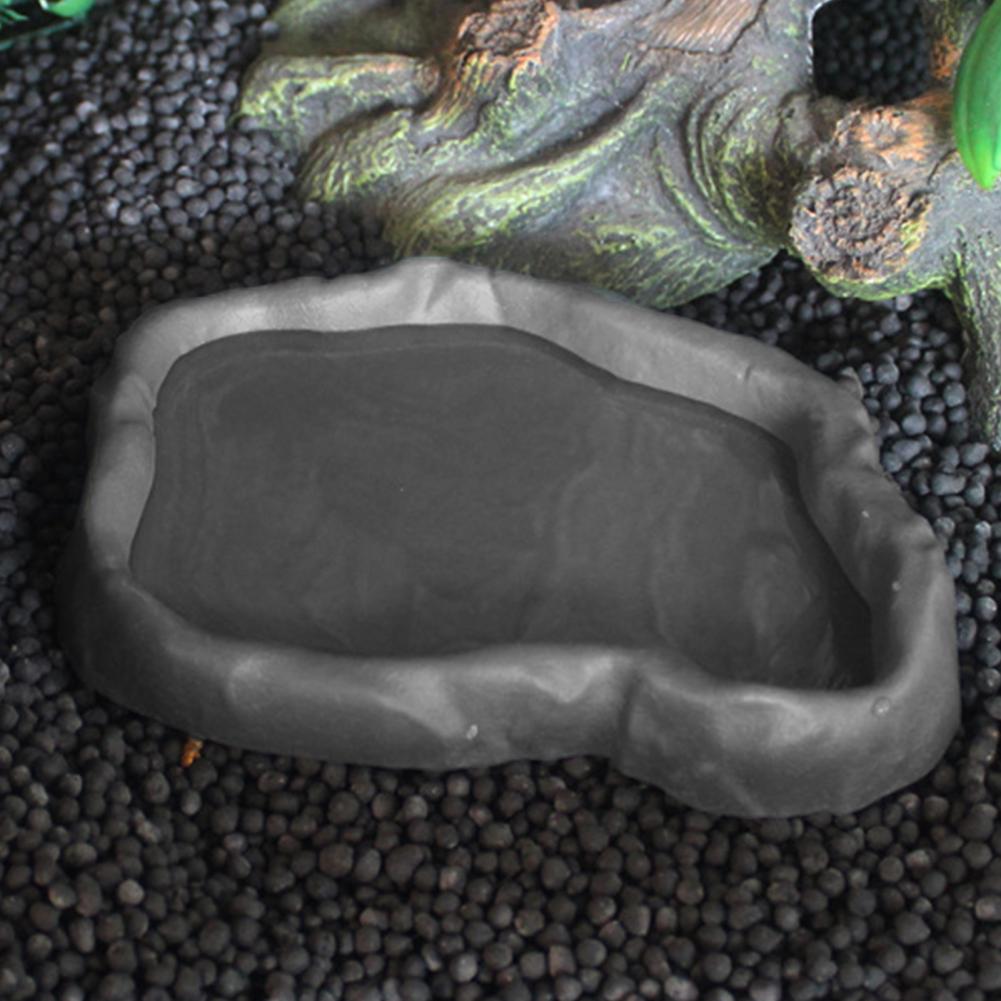 Reptile Feeder Plastic Imitati - Water Dish Reptile บทวิจารณ์และราคา