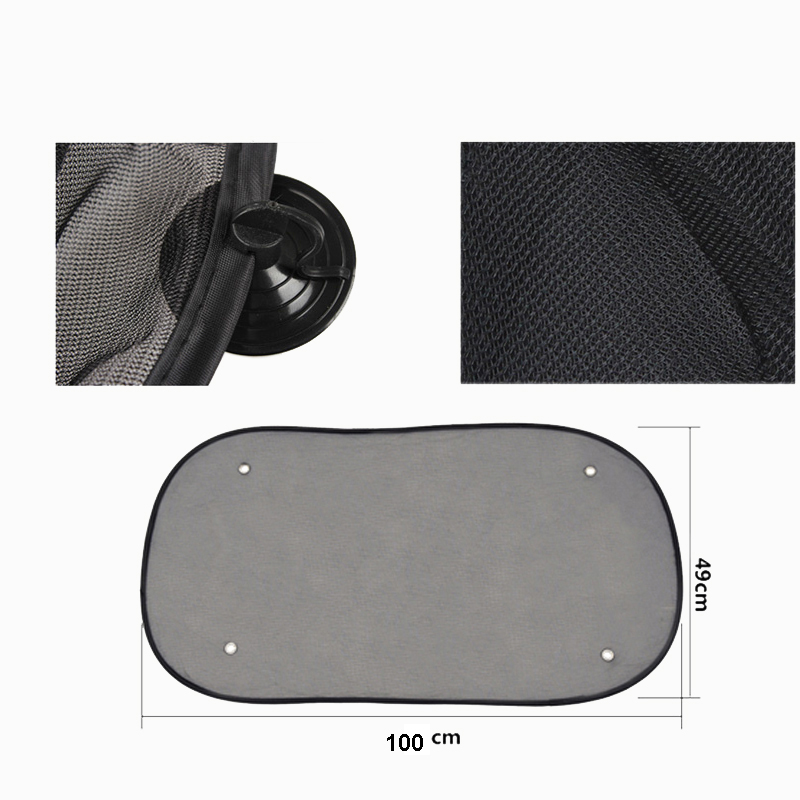 1pc Car Rear Window Sun Shades - Screen Top Mesh บทวิจารณ์และราคา