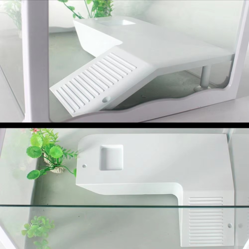 Water Land Slope Box Feeding C - Water Dish Reptile บทวิจารณ์และราคา