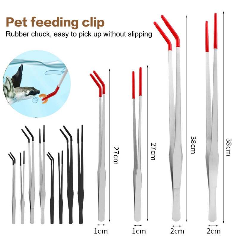 Reptile Feeding Tongs with Rub - Feeding Tong Stainless บทวิจารณ์และราคา