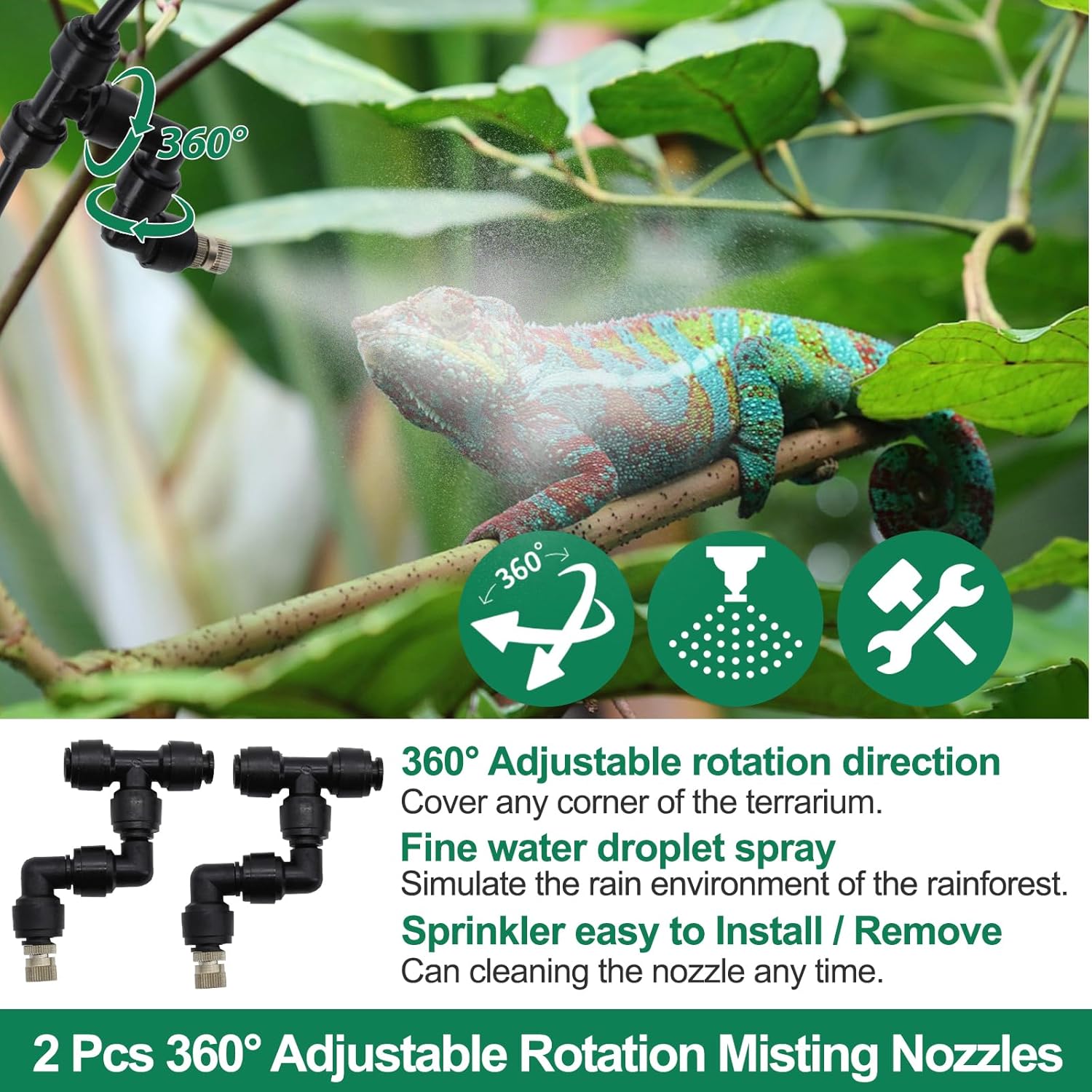 Reptile Humidifiers Smart Mist - Misting Nozzle Reptile บทวิจารณ์และราคา
