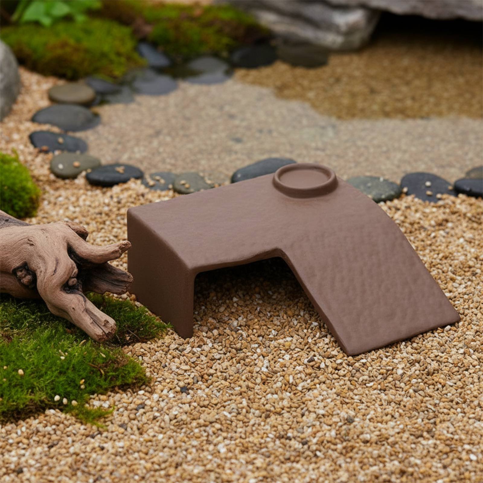 2 Pieces Turtle Basking Dock E - Hide Cave Ceramic บทวิจารณ์และราคา