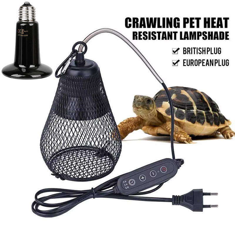 Reptile Heat Lamp Shade Pet He - Ceramic Heat Emitter บทวิจารณ์และราคา