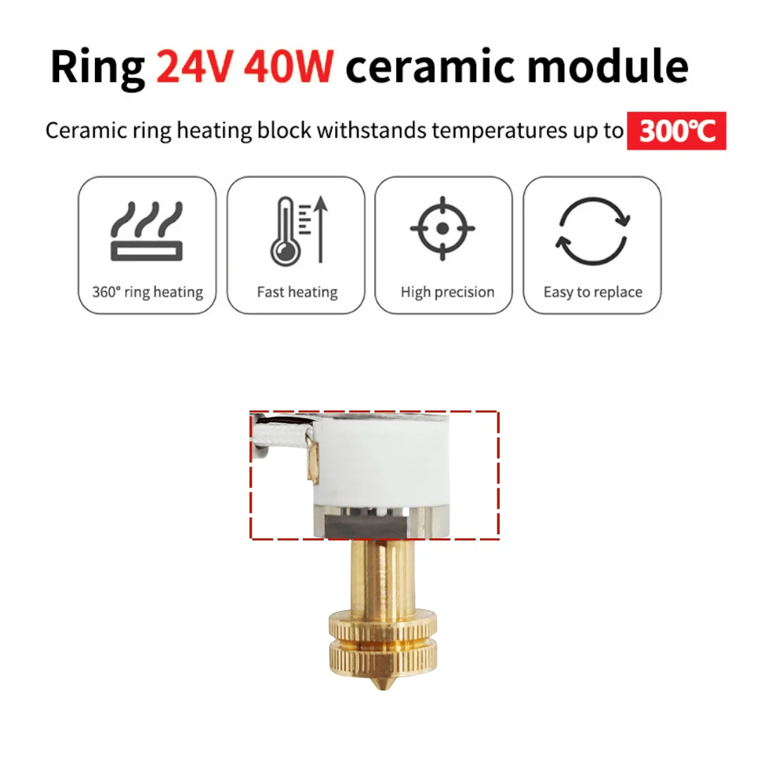 For E3D Revo Hotend Kit V6 Rad - Ceramic Heat Emitter บทวิจารณ์และราคา